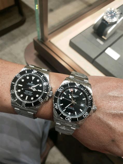 longines hydroconquest vs rolex submariner
